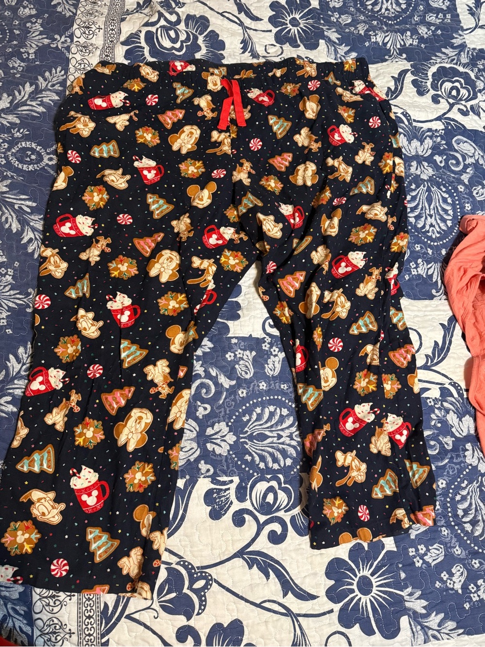 Holiday Cookie Print Women's Pajama Pants - Black